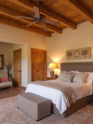 Southwestern Master Bedroom Design