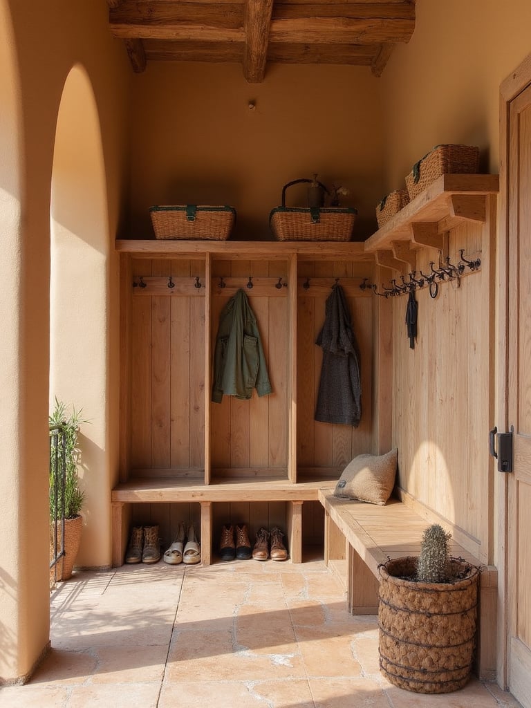 Southwestern Mudroom - Southwestern Mudroom interior design inspiration