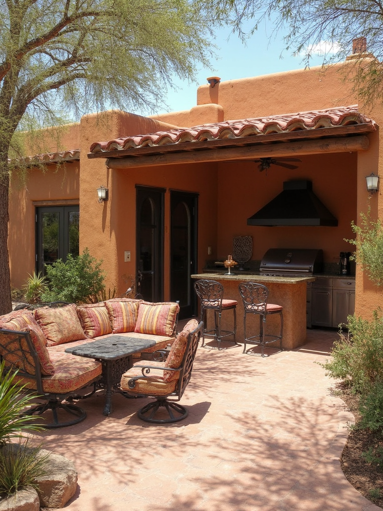 Southwestern Outdoor Patio - Southwestern Outdoor Patio interior design inspiration