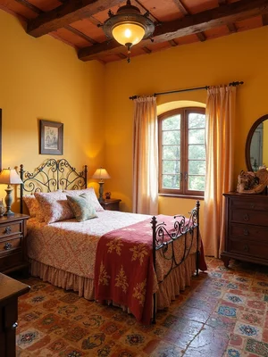 Spanish Guest Bedroom Design