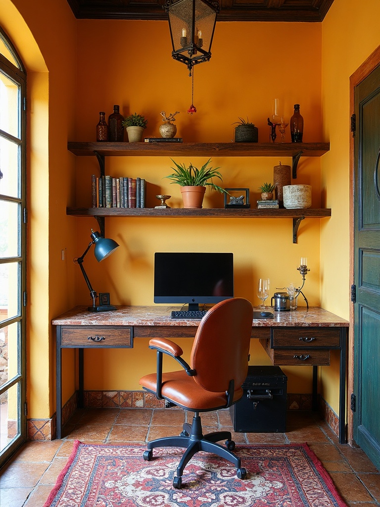Spanish Home Office - Spanish Home Office interior design inspiration