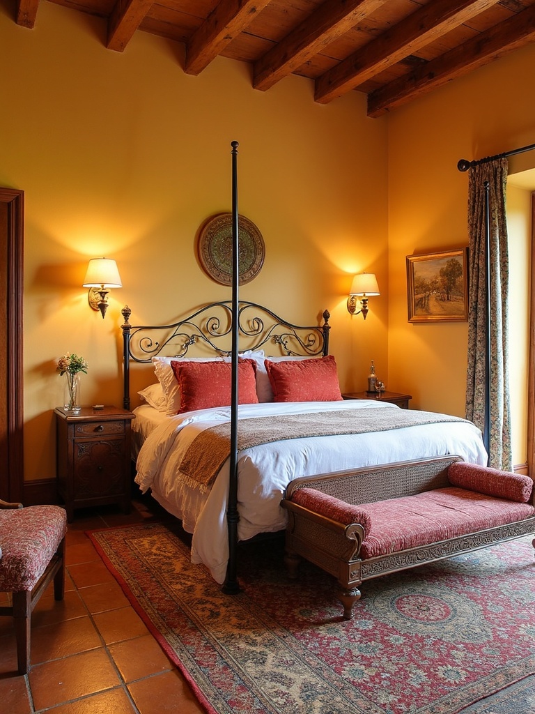 Spanish Master Bedroom - Spanish Master Bedroom interior design inspiration