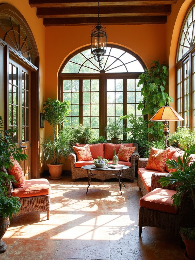 Spanish Sunroom - Spanish Sunroom interior design inspiration