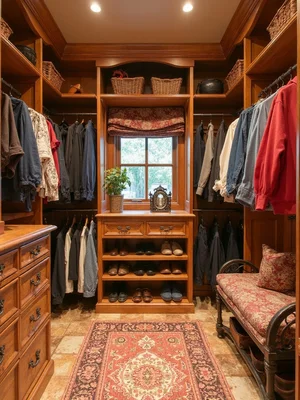 Spanish Walk-in Closet Design