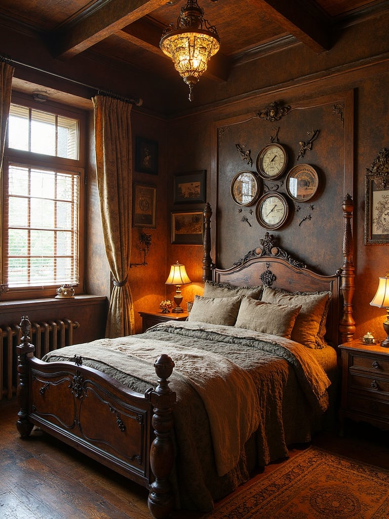 Steampunk Bedroom - Steampunk Bedroom interior design inspiration