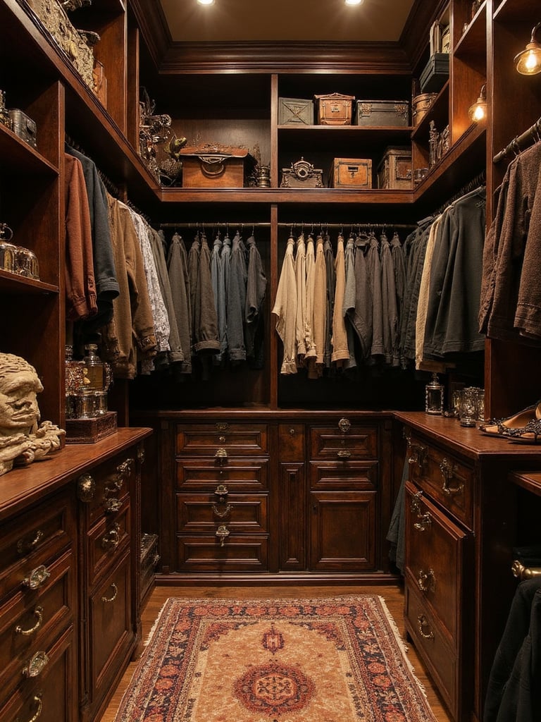 Steampunk Closet - Steampunk Closet interior design inspiration