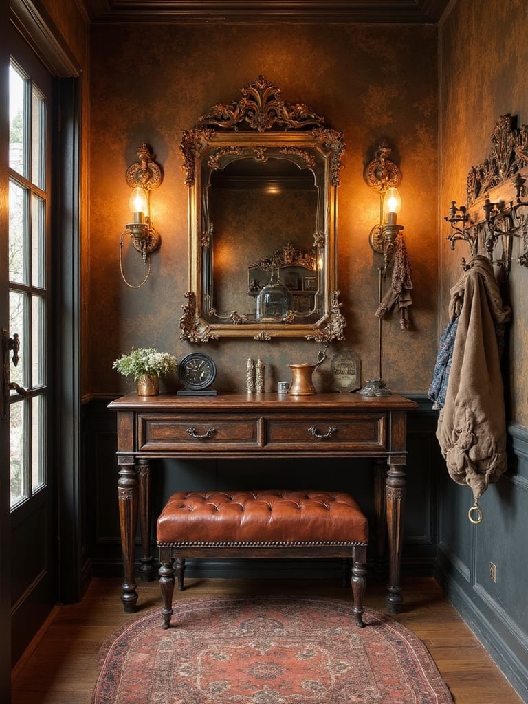 Steampunk Entryway - Steampunk Entryway interior design inspiration