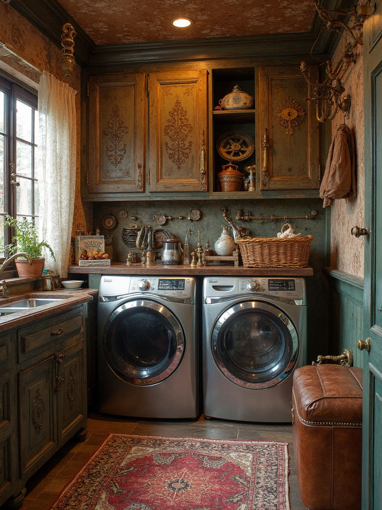 Steampunk Laundry Room - Steampunk Laundry Room interior design inspiration