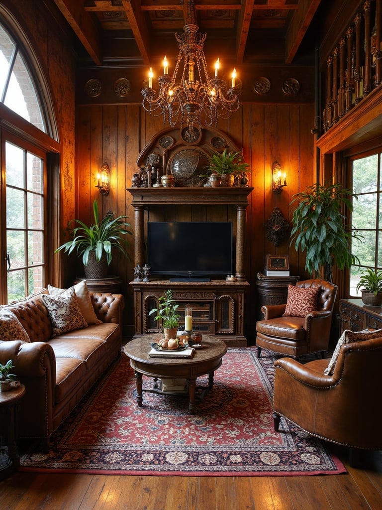 Steampunk Living Room - Steampunk Living Room interior design inspiration
