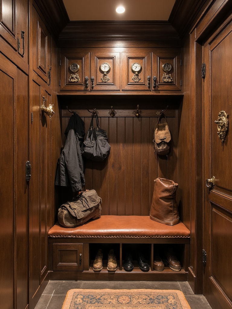 Steampunk Mudroom - Steampunk Mudroom interior design inspiration