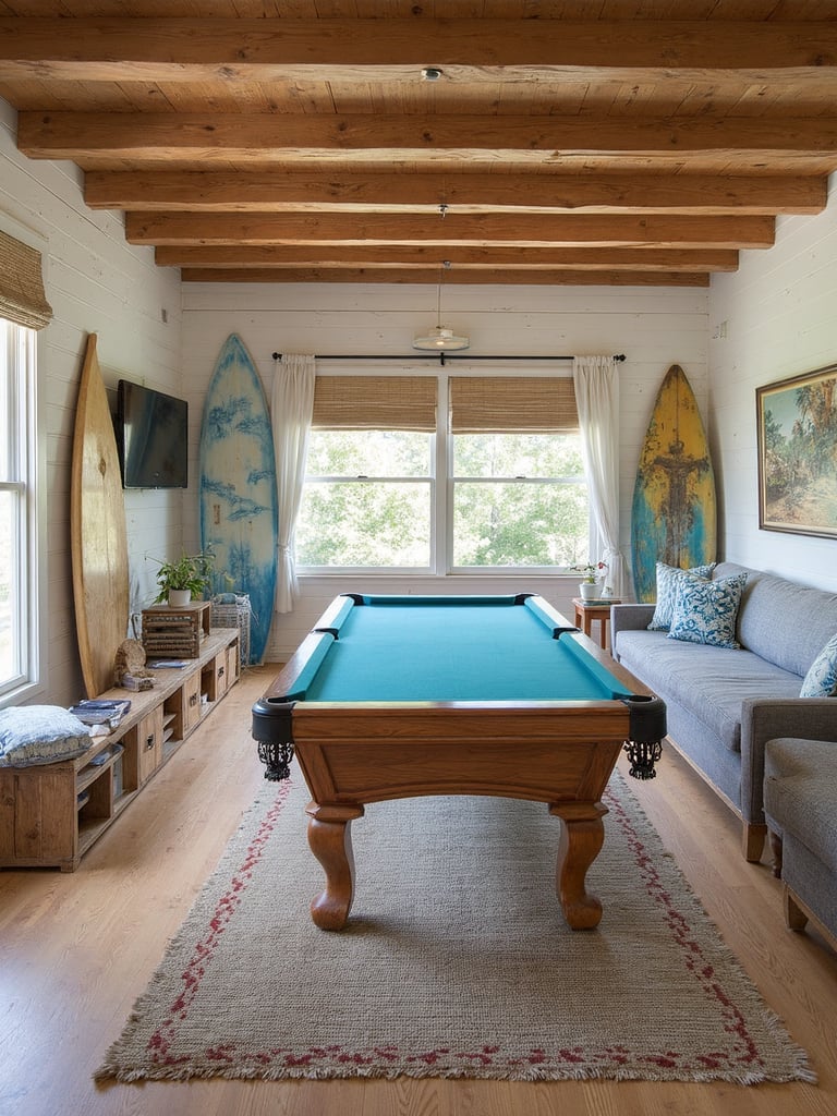 Surf Shack Game Room - Surf Shack Game Room interior design inspiration