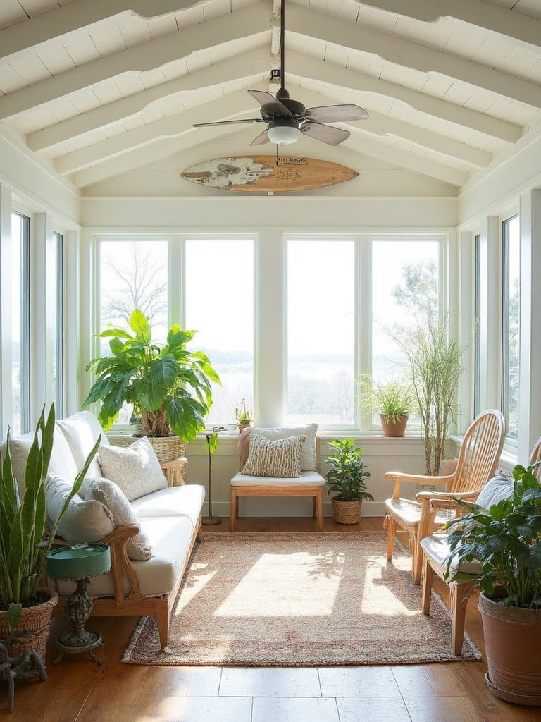 Surf Shack Sunroom - Surf Shack Sunroom interior design inspiration