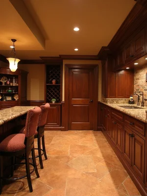 Traditional Basement Design