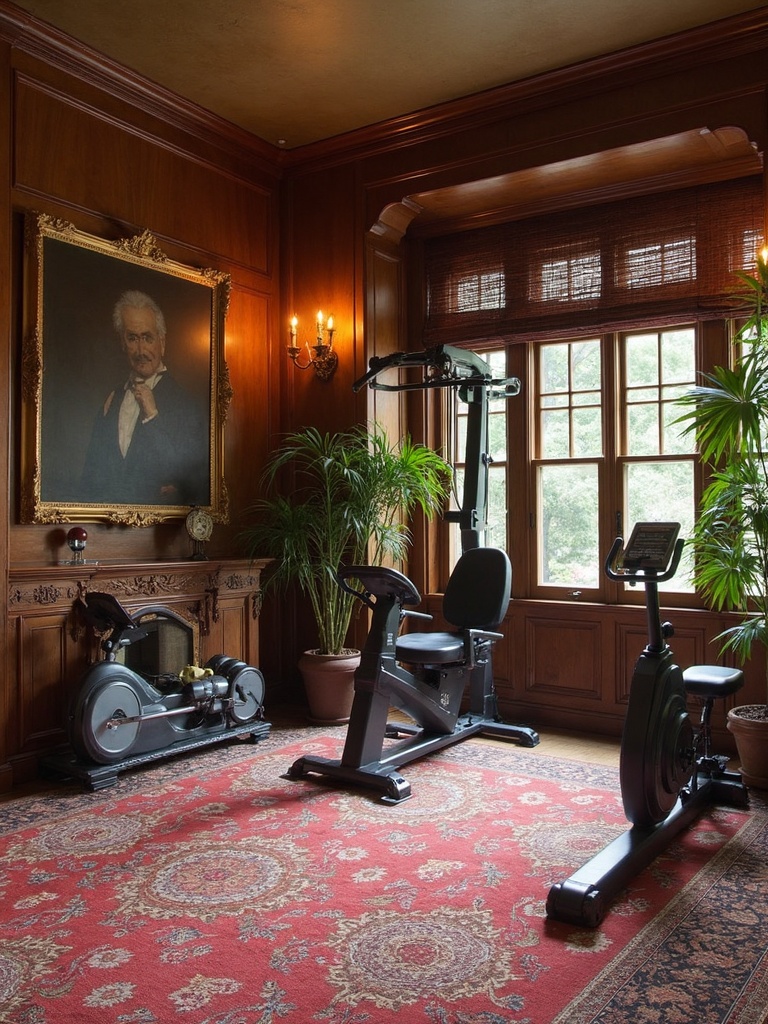 Traditional Home Gym - Traditional Home Gym interior design inspiration
