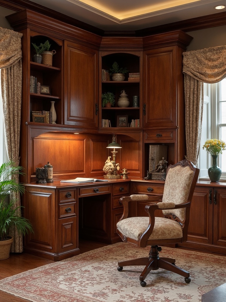 Traditional Home Office - Traditional Home Office interior design inspiration