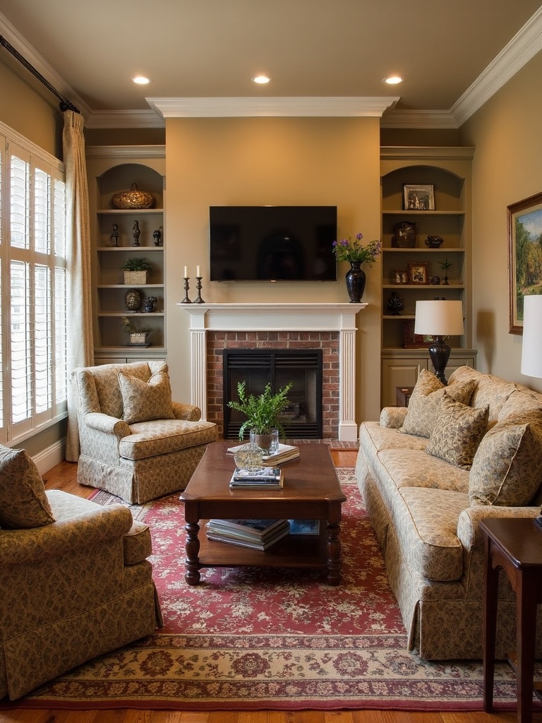 Traditional Living Room - Traditional Living Room interior design inspiration