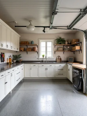 Transitional Garage Design