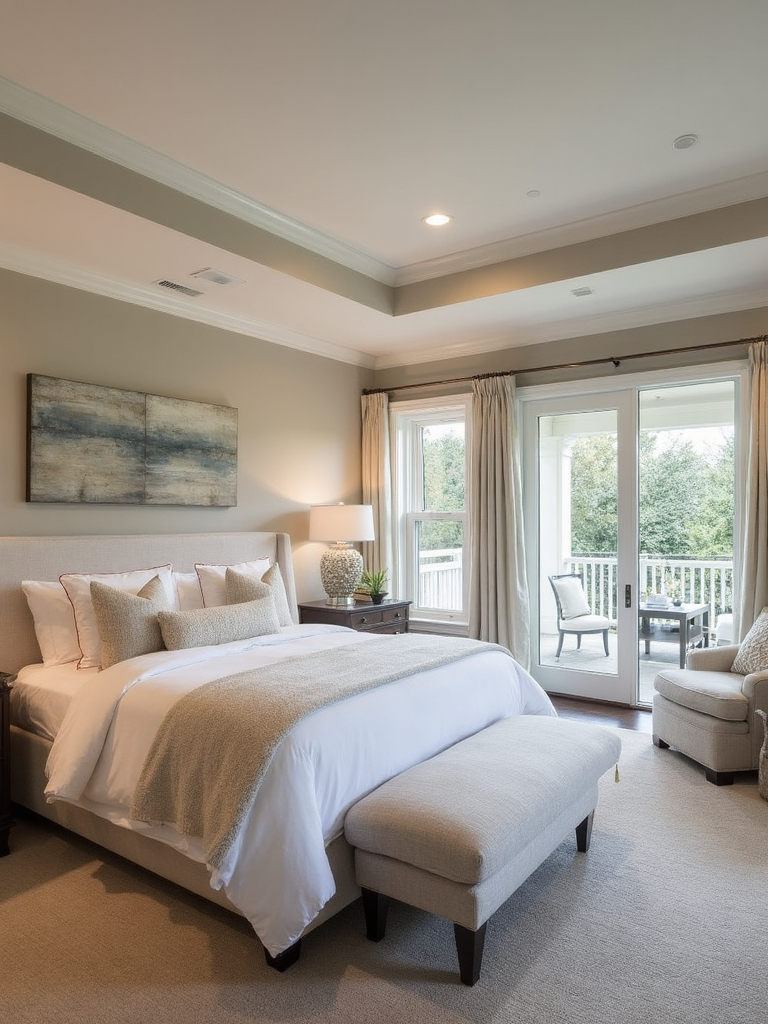 Transitional Master Suite - Transitional Master Suite interior design inspiration