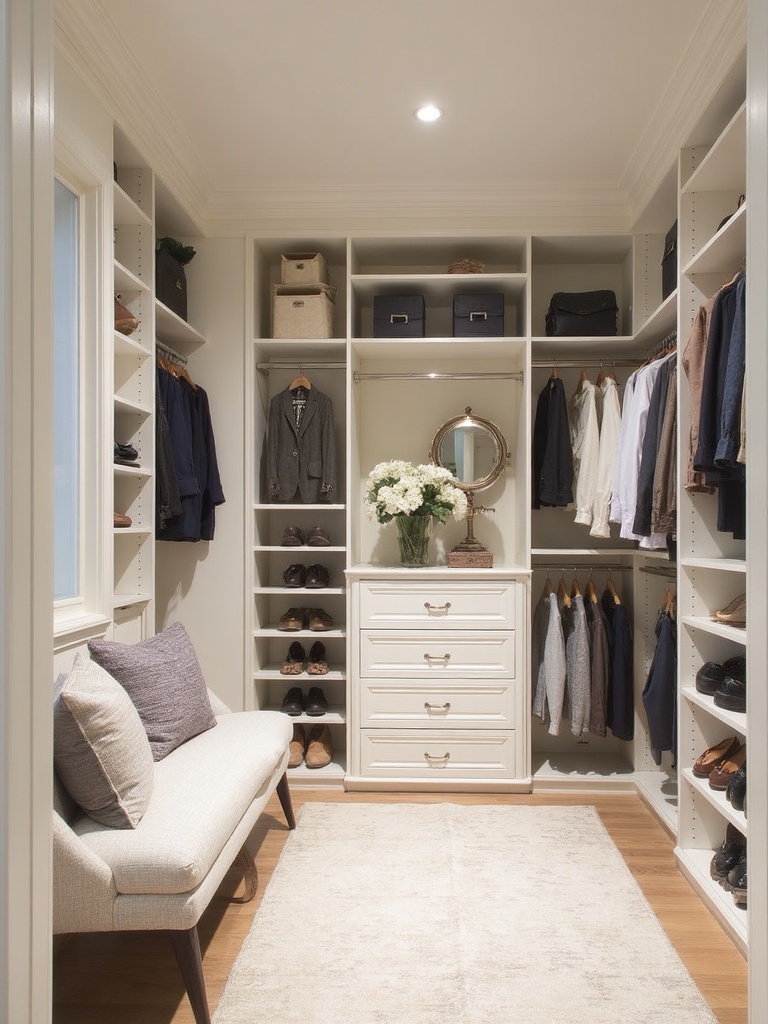 Transitional Walk In Closet - Transitional Walk In Closet interior design inspiration