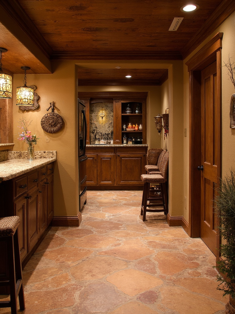 Tribal Basement - Tribal Basement interior design inspiration