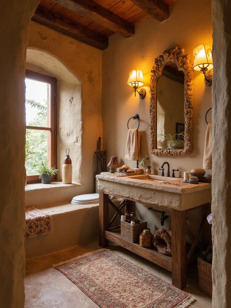Tribal Bathroom - Tribal Bathroom interior design inspiration
