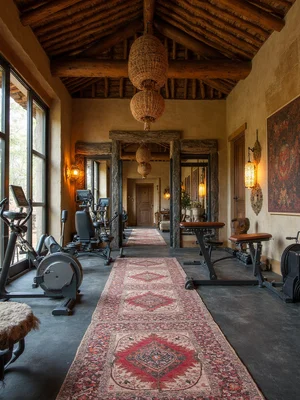 Tribal Home Gym Design