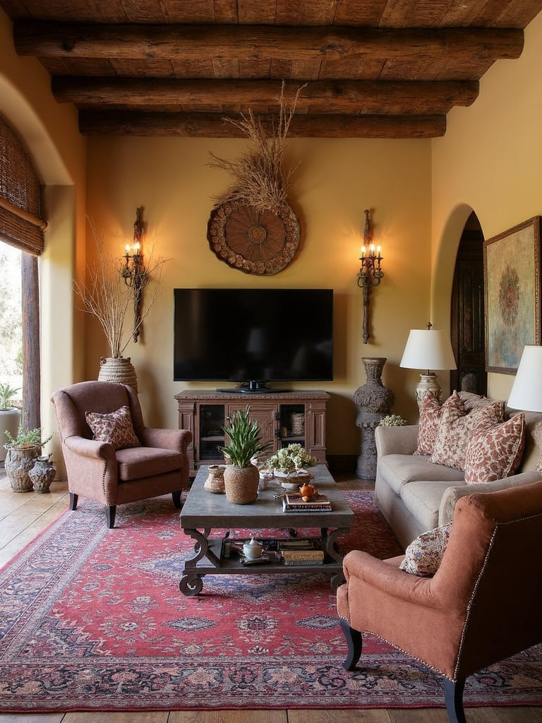 Tribal Living Room - Tribal Living Room interior design inspiration