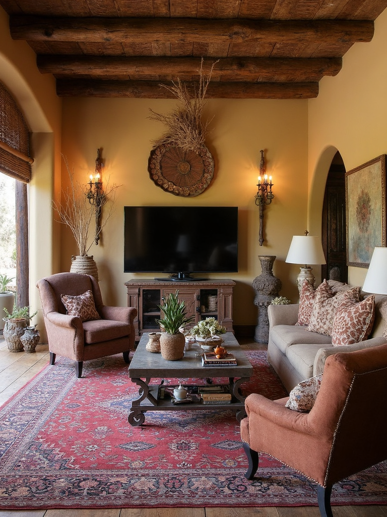 Tribal Living Room - Tribal Living Room interior design inspiration