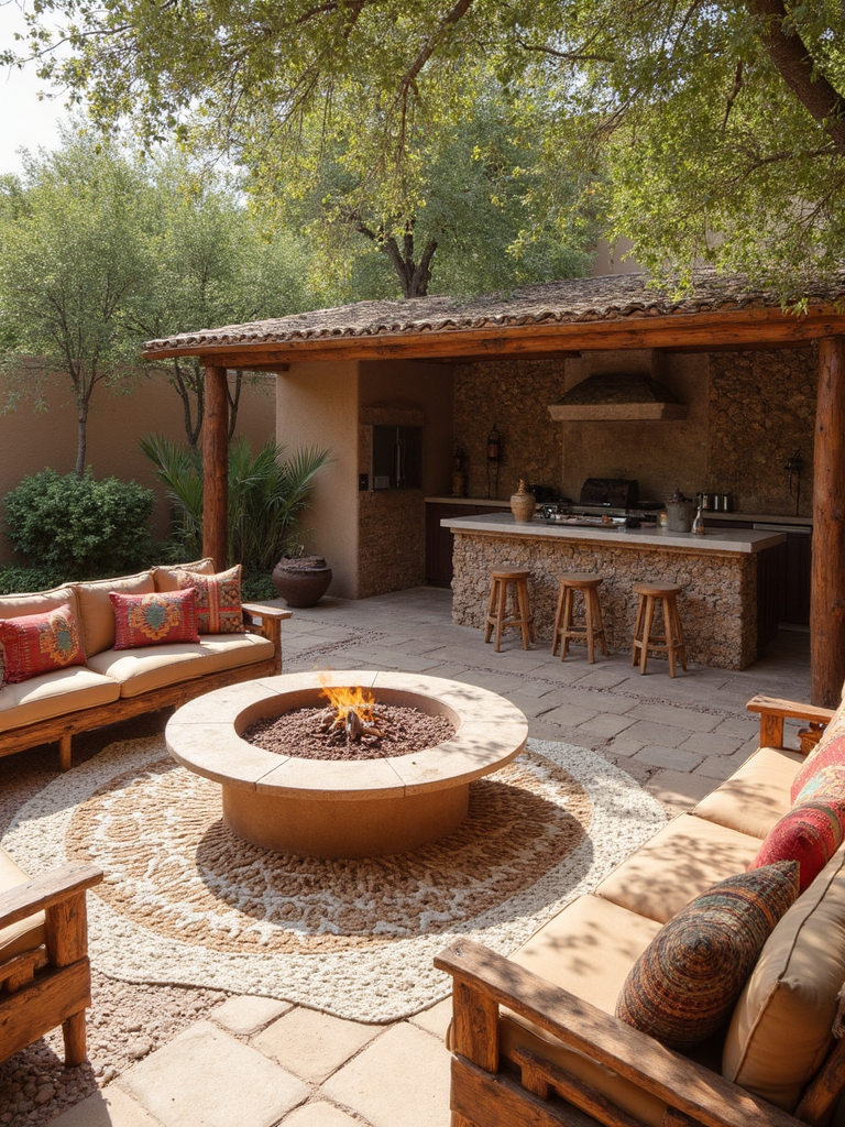 Tribal Outdoor Patio - Tribal Outdoor Patio interior design inspiration