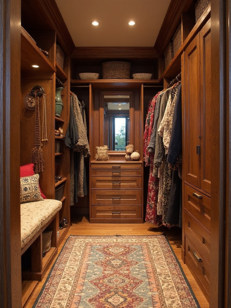 Tribal Walk In Closet - Tribal Walk In Closet interior design inspiration