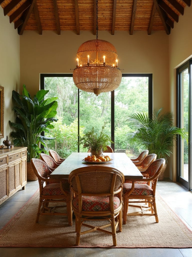 Tropical Dining Room - Tropical Dining Room interior design inspiration