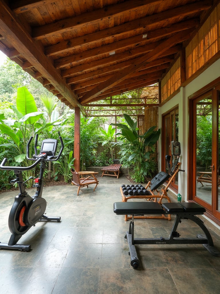 Tropical Home Gym - Tropical Home Gym interior design inspiration