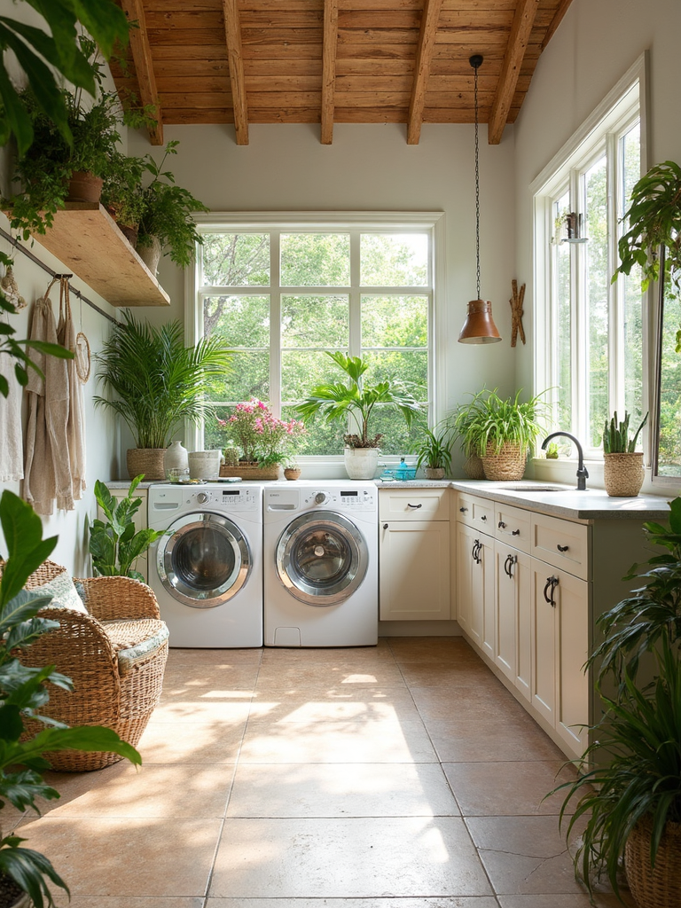 Tropical Laundry Room - Tropical Laundry Room interior design inspiration