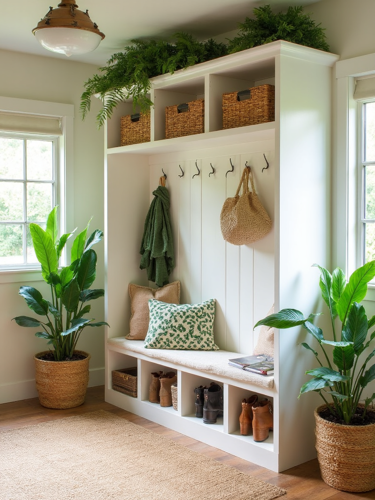 Tropical Mudroom - Tropical Mudroom interior design inspiration