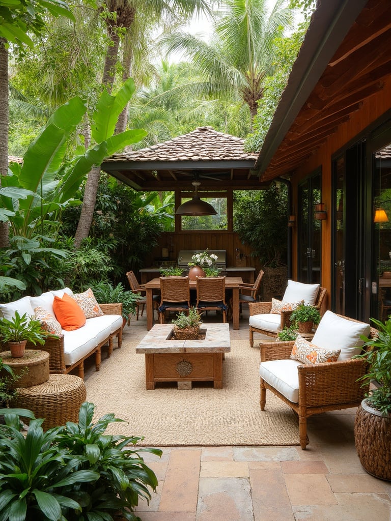 Tropical Outdoor Patio - Tropical Outdoor Patio interior design inspiration