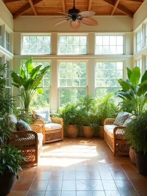 Tropical Sunroom Design