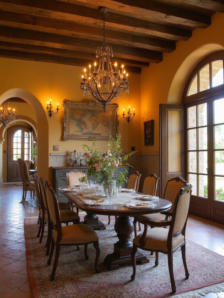 Tuscan Dining Room - Tuscan Dining Room interior design inspiration