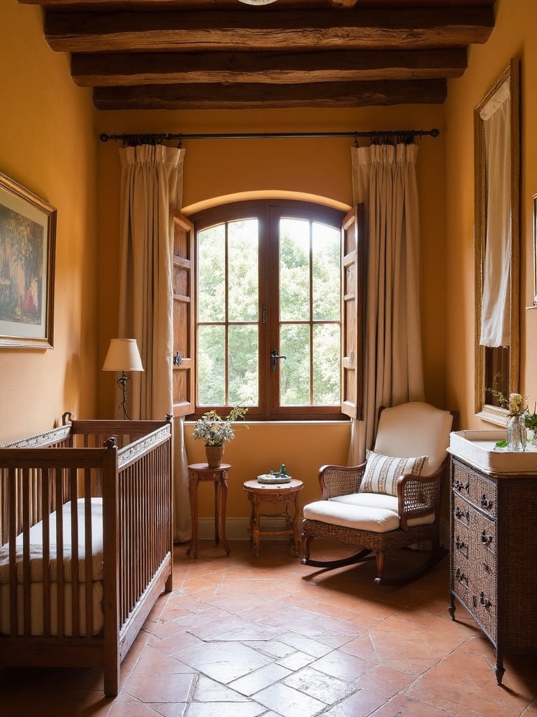 Tuscan Nursery - Tuscan Nursery interior design inspiration