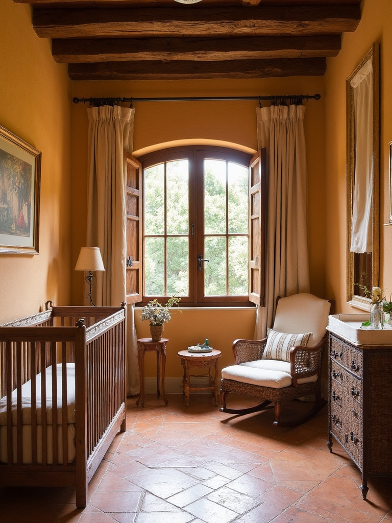 Tuscan Nursery - Tuscan Nursery interior design inspiration