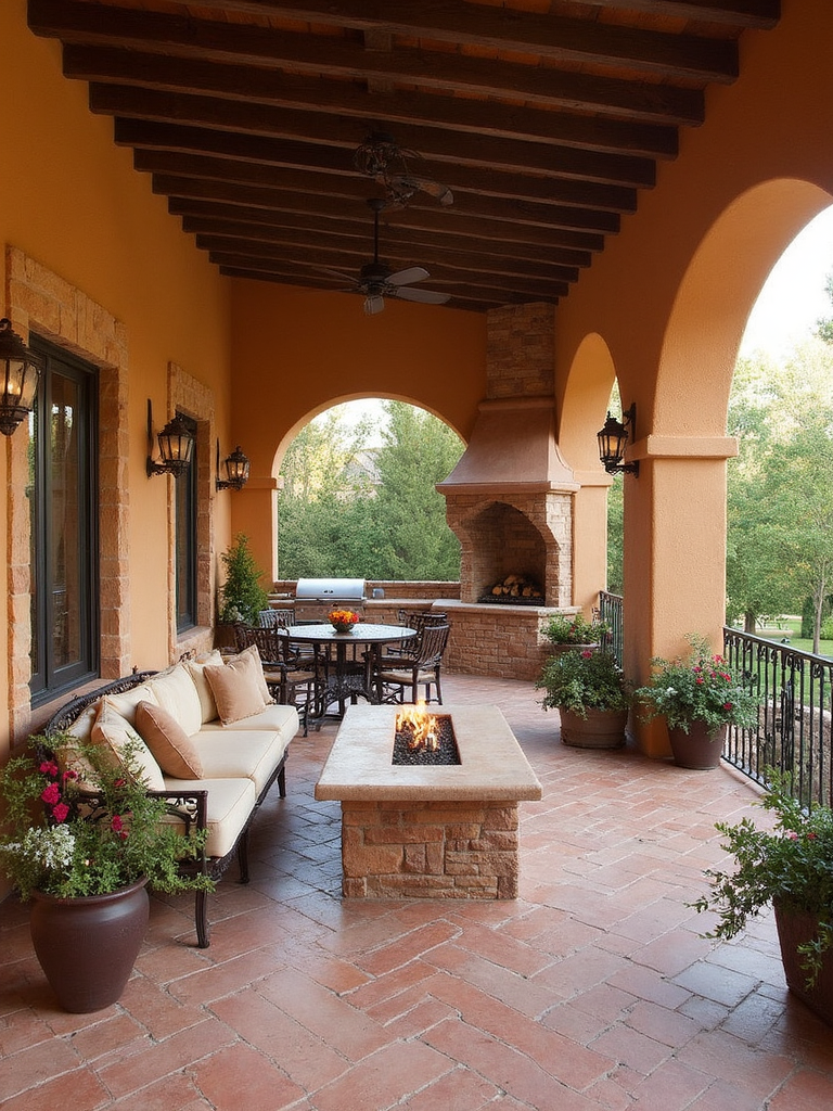 Tuscan Outdoor Patio - Tuscan Outdoor Patio interior design inspiration