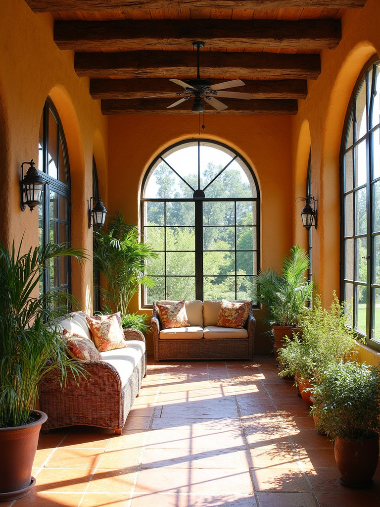 Tuscan Sunroom - Tuscan Sunroom interior design inspiration