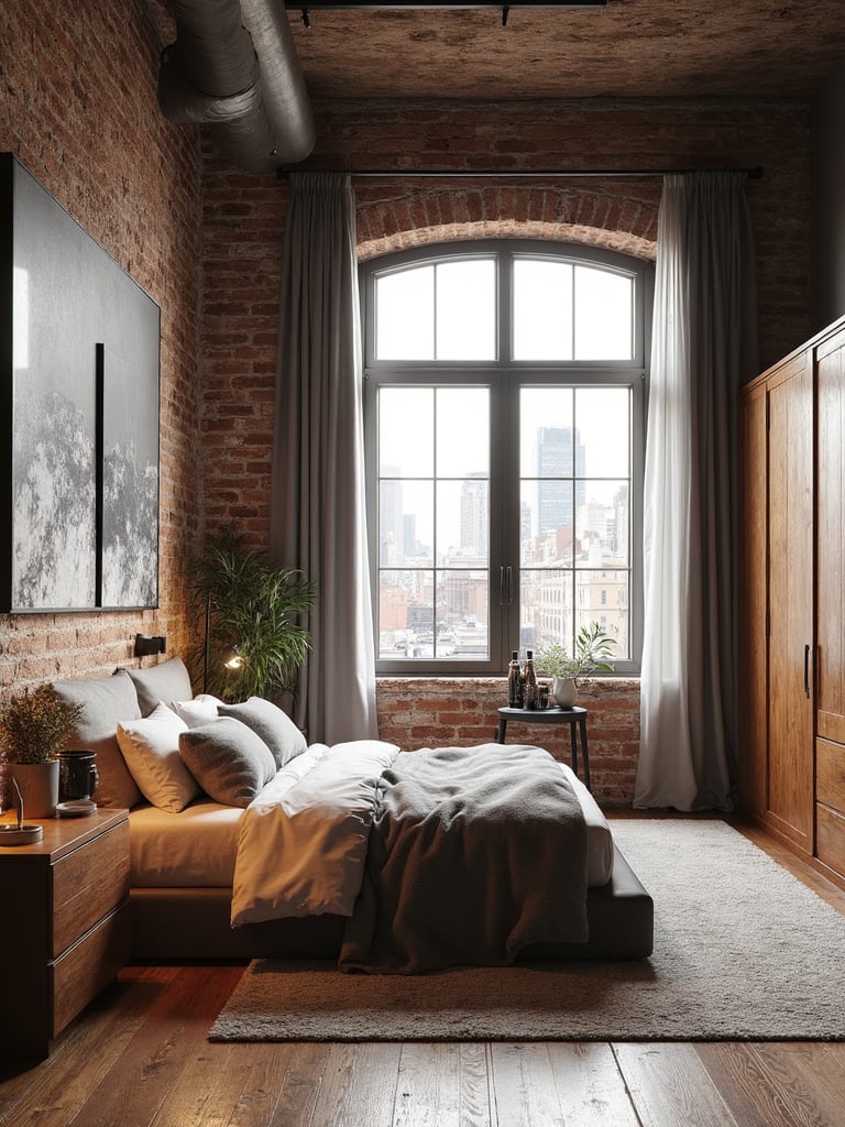 Urban Loft Bedroom - Urban Loft Bedroom interior design inspiration
