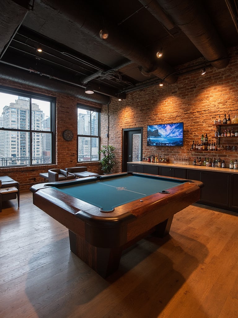 Urban Loft Game Room - Urban Loft Game Room interior design inspiration