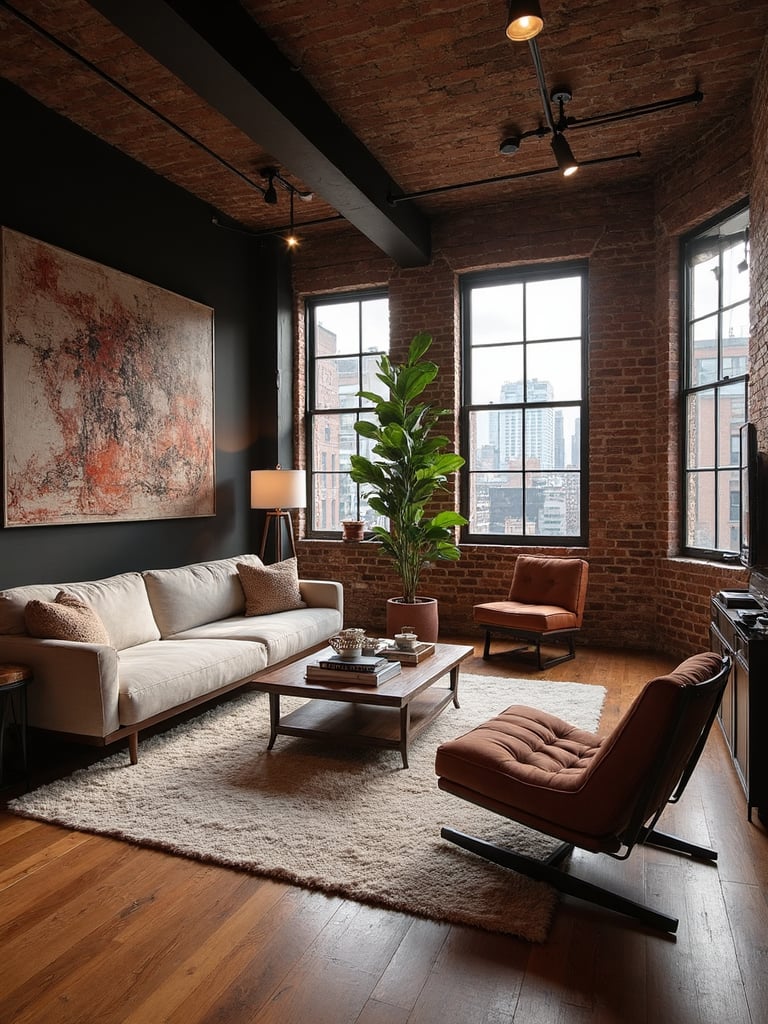 Urban Loft Living Room - Urban Loft Living Room interior design inspiration