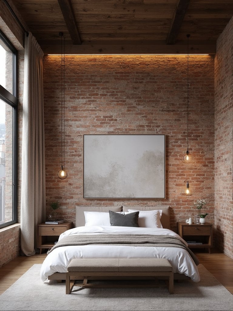 Urban Loft Master Bedroom - Urban Loft Master Bedroom interior design inspiration