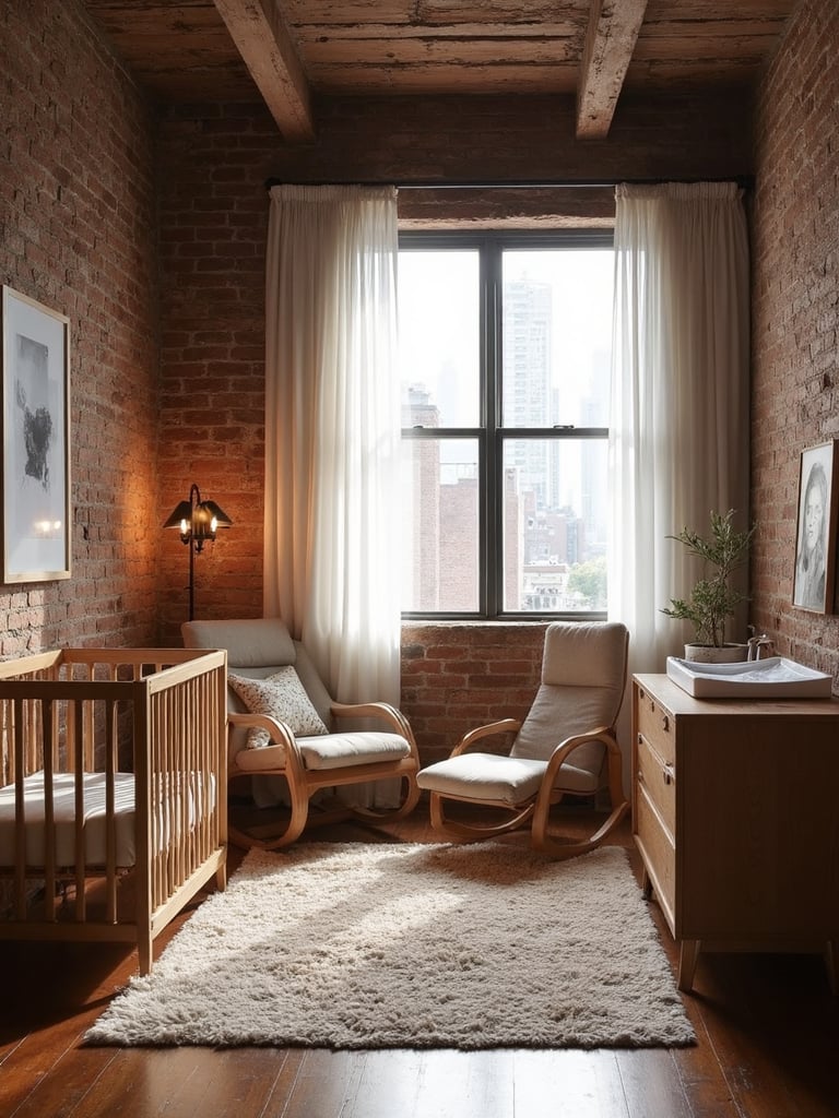 Urban Loft Nursery - Urban Loft Nursery interior design inspiration