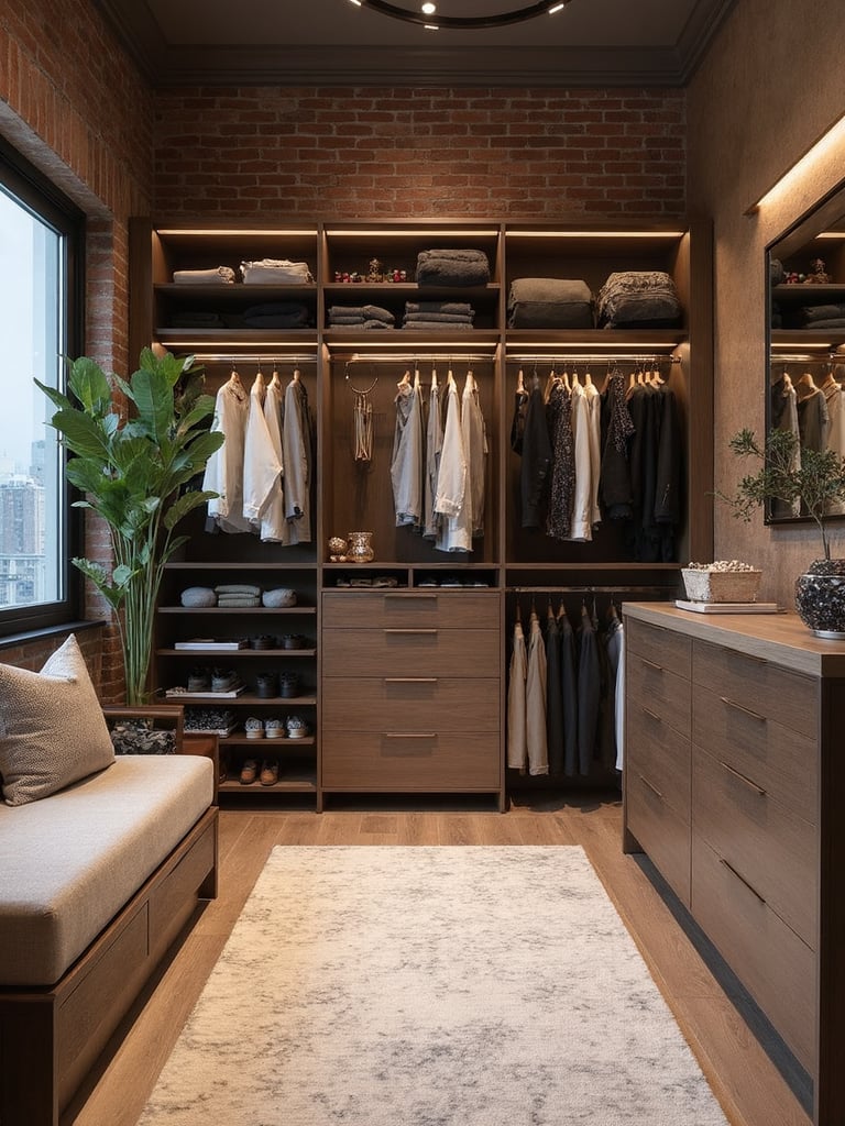 Urban Loft Walk In Closet - Urban Loft Walk In Closet interior design inspiration