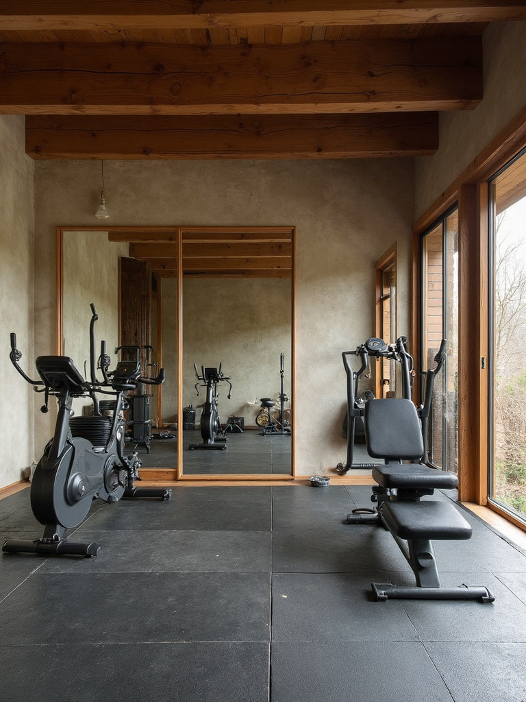 Wabi Sabi Home Gym - Wabi Sabi Home Gym interior design inspiration