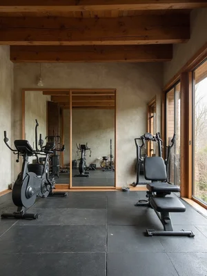 Wabi Sabi Home Gym Design