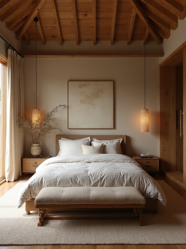 Wabi Sabi Master Bedroom - Wabi Sabi Master Bedroom interior design inspiration